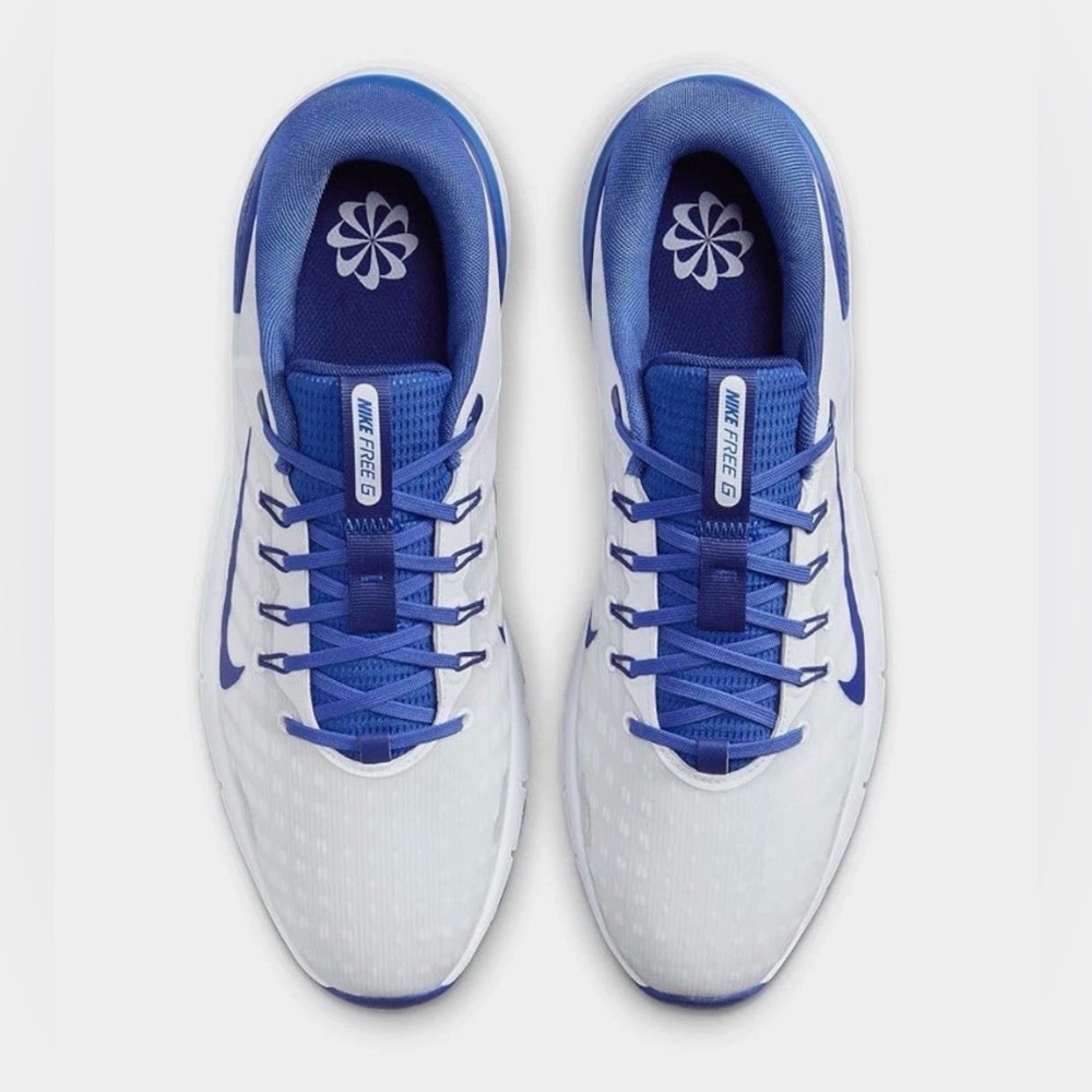 Nike Free Golf NN Men’s Golf Shoes-White/Blue-Various Sizes NIB⛳️ - Picture 5 of 8